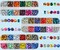 3300pcs+ Flatback Glass Hotfix Iron On Rhinestones Crystal for DIY Making with 1 Tweezer & 1 Picking Pen for Shoes, Clothes, Face Art, Bags, Manicure (34-Colors, SS 16)